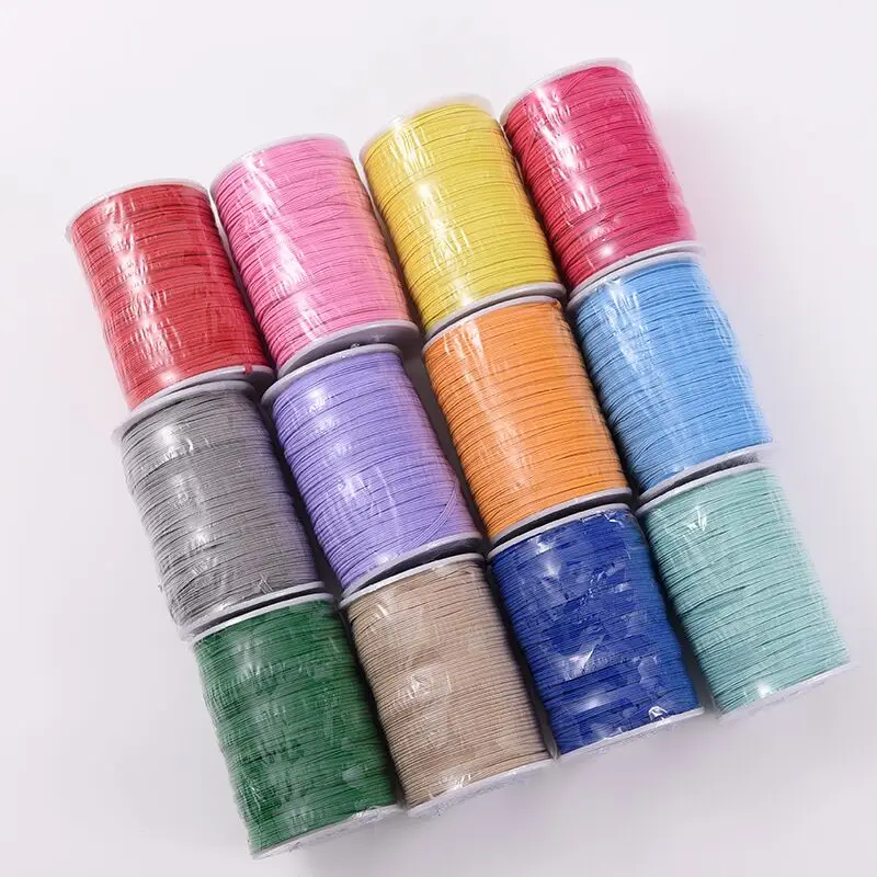 5m/3mm Color Elastic Band Nylon High Elastic Household Clothing Sewing Accessories Craft DIY Hand-stitched Rubber Elastic Band