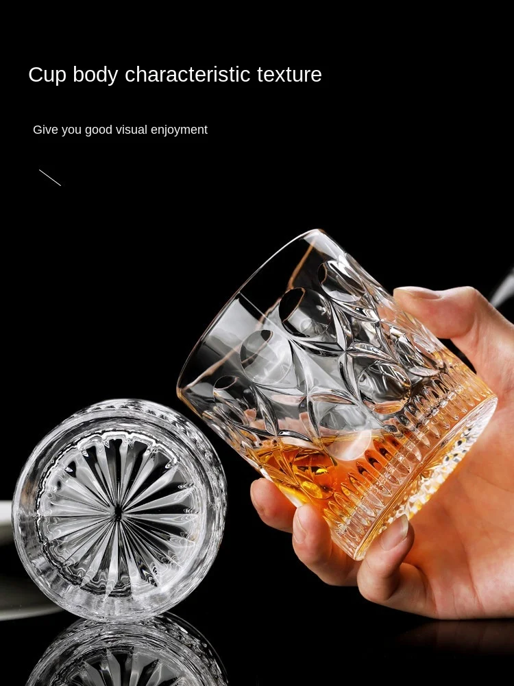 Crystal Whiskey Glass Cup For the Home Bar Beer Water and Party Hotel Wedding Glasses Gift Drinkware