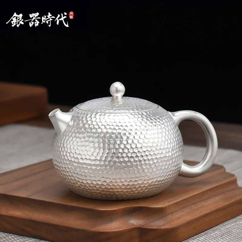 Silver age 999 sterling silver tea profiteering xi shi silver pot of pure manual from the home screen are recommended