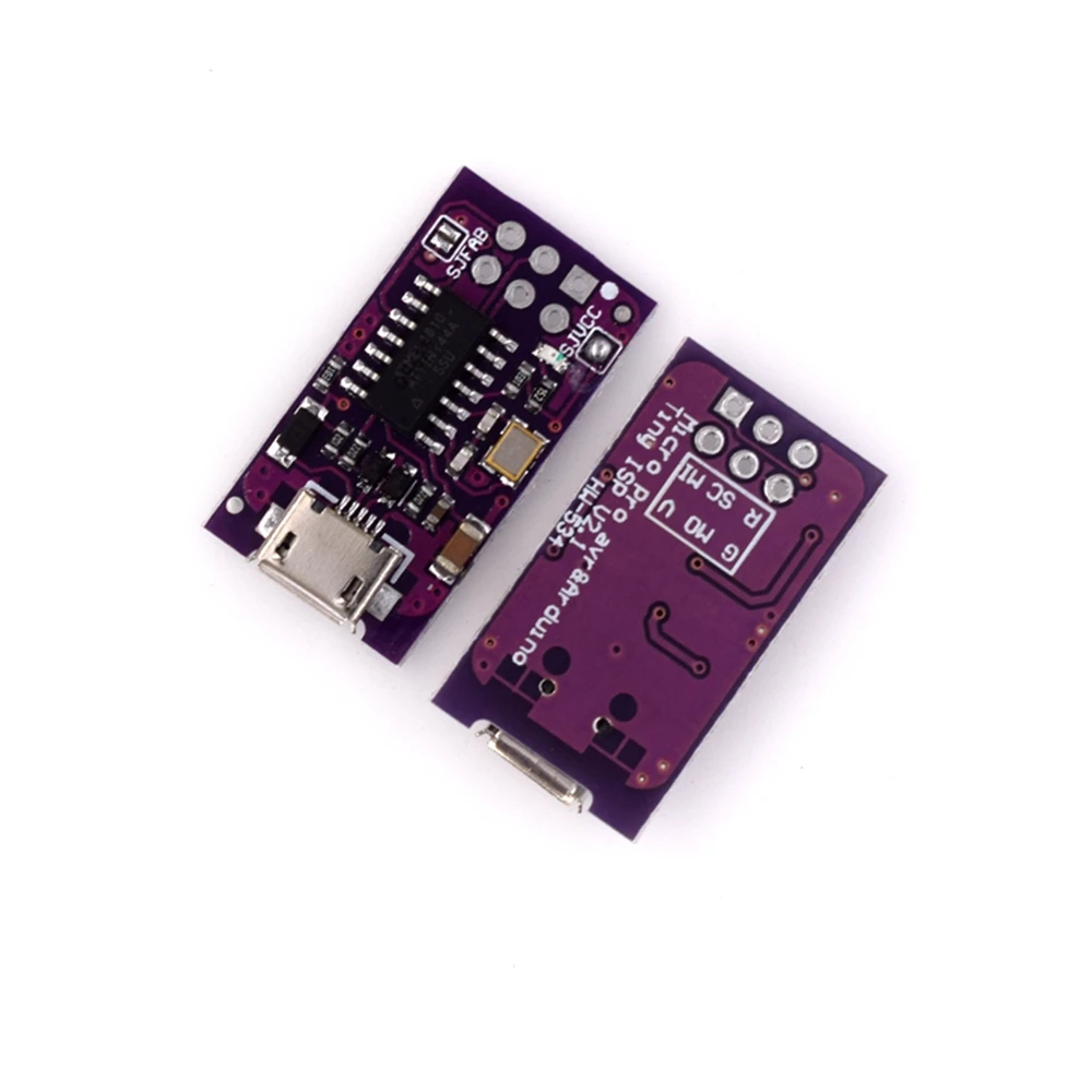 Micro USB Tiny AVR ISP ATtiny44 USBTinyISP Programmer Module IDE Bootloader ISP Microcontroller 5V F03-07