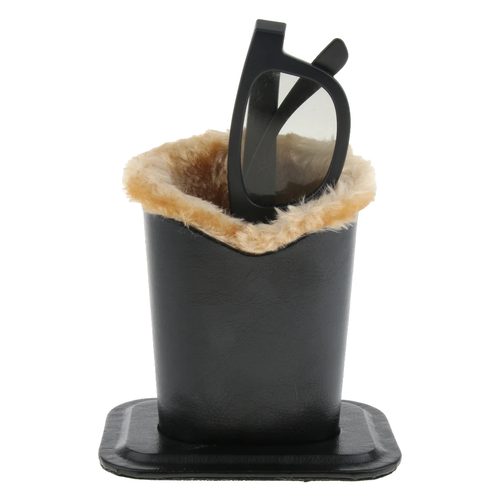 Eyeglasses Display Holder Case - Unique  Fur Lining, Sunglasses Showcase Box