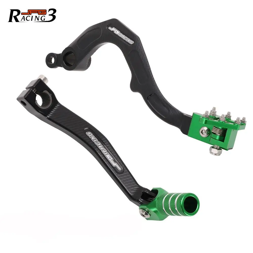 Motocicleta cnc pé freio shifter alavanca de mudança pedal para kawasaki kx450f kx450 kx250f kx250 klx450r kx 250 250f 450 450f klx 450r