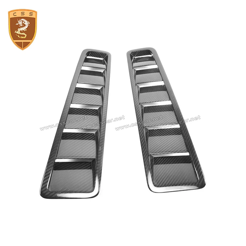 High Quality Dry Carbon Fiber Rear Engine Vents Fit For  Convertible AUD R8 Spyder Car Accessorries