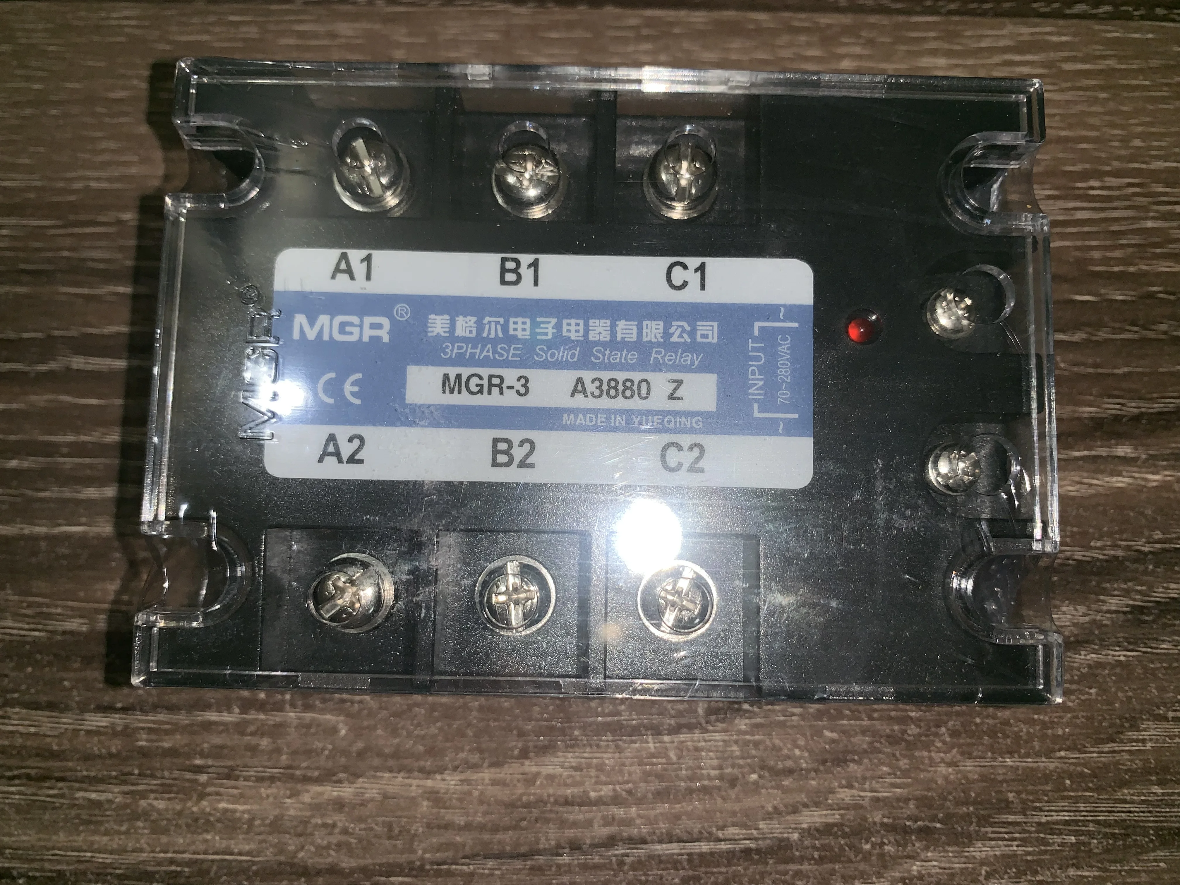 MGR-3 A3880 Z Mercury Genuine AC three-phase solid state AC relay MGR-3 A3880Z AC control AC relay  mager