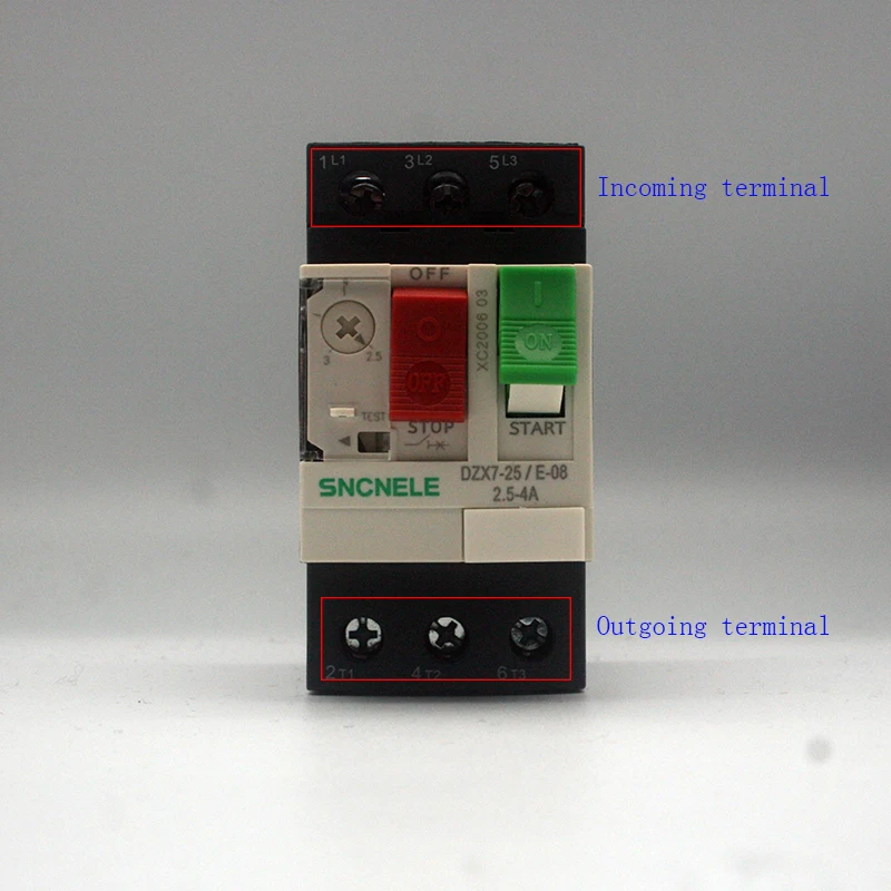 DZX7-25A Series MPCB Motor Protector Motor Protection Circuit Breaker GV2 Motor Protecting Switch