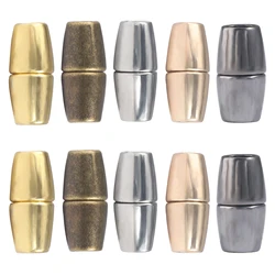 5pcs Strong Magnetic Clasps Connectors for Leather Cord Chains Bracelet Necklace Magnet End Clasp DIY Jewelry Making Accessories