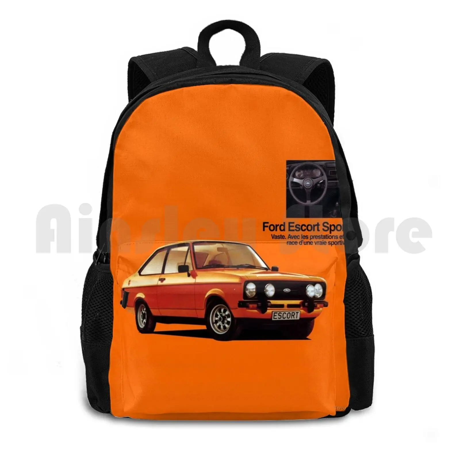 Escort Mk2 Sport Outdoor Hiking Backpack Waterproof Camping Travel Escort Sport Saloon Car Cars Sports Car Mk2 Rally Car