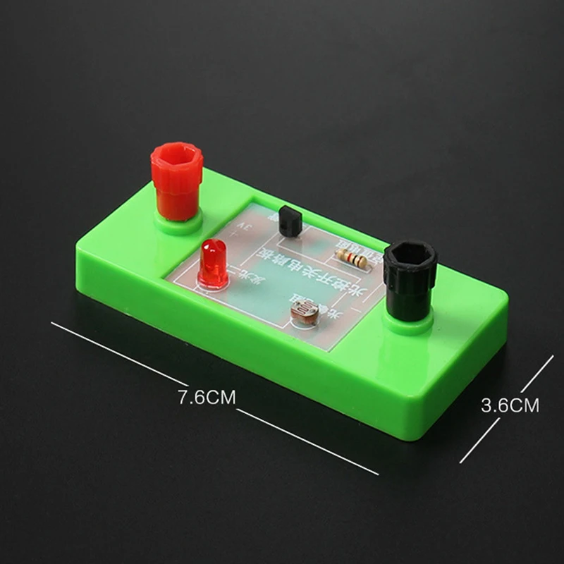 Light-controlled Switch Puzzle Teaching Tool Photosensitive Resistor Triode Physical Apparatus for School Physics Teaching