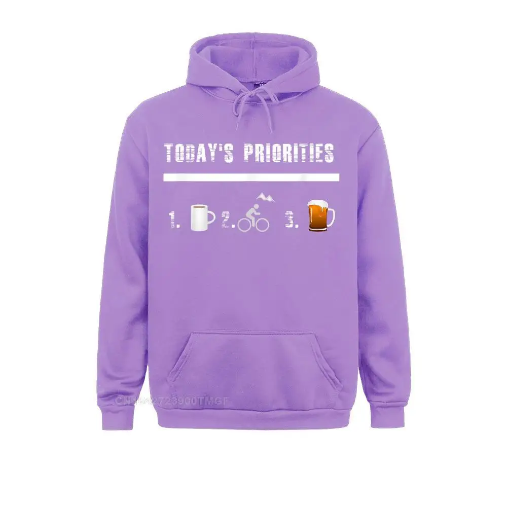 On Sale Todays Priorities Funny Mountain Bike TShirt Men Women Gift Sweatshirts Summer/Fall Hoodies For Men Hoods Classic