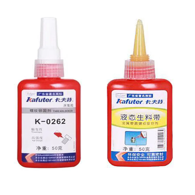 50ml Kafuter Screw Adhesive Anaerobic Super Glue High Strength Anti-loose Anti-slip Seal Thread Lock Sealing Thread Locking Glue