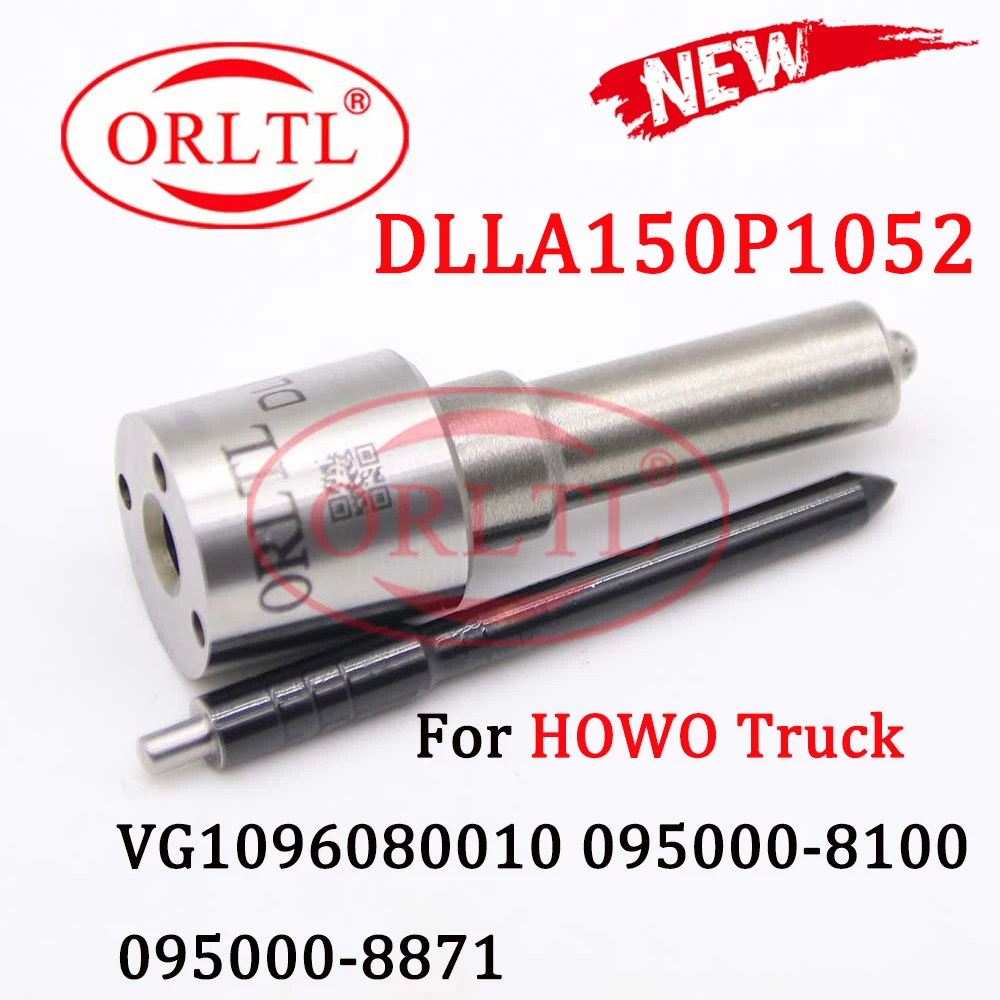 4 PCS Diesel Injector Nozzle DLLA150P1052 093400-1052 Fuel DLLA 150 P 1052 0934001052 For HOWO Truck VG1096080010 095000-8100