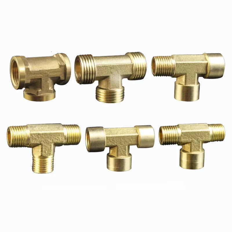 1Pc Pneumatic Brass Pipe fitting Male-Female Thread conversion connect 1/8\