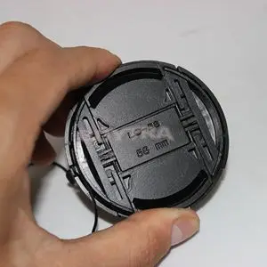 

18-55 58mm Lens Cover Lens Cap Hot Camera Anti-lose Cord Camera Lens Cover Snap-on Front for canon 450D 500D 550D 600D