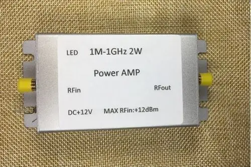 1M-1000MHz 2W Amplifier HF FM VHF UHF FM Transmit Broadband RF Amplifier