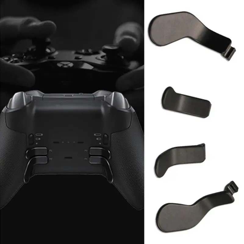 4PCS Palette In Metallo Per XBOX ONE Elite 2 Controller Trigger Locks Maniglia Paddles Parti di Ricambio Gamepad per Xbox One Elite 2