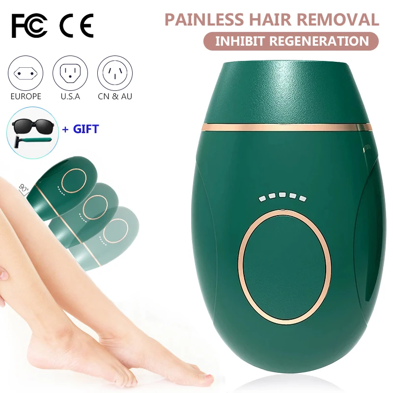 

2020 New Arrival 600000 Flash Permanent Hair Remover IPL Epilator Laser Painless Whole Body Facial Hair Removal Machine