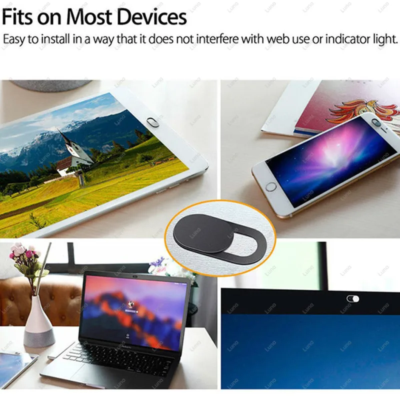 حاجب عدسة لتغطية كاميرا الويب المحمول حاجب لماك بوك هاتف امامي غطاء كاميرا الكمبيوتر lensblock ker ملصق لوحي حماية مصراع المنزلق