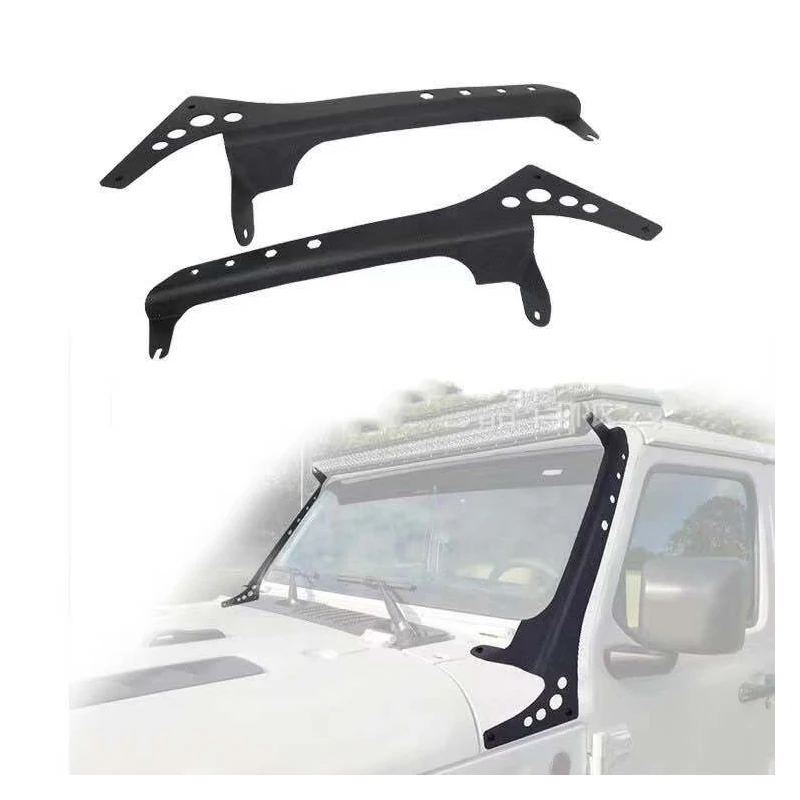 

52" LED Light Bar Mounting Bracket Waterproof Kit For Jeep Wrangler JL 2018 2019 factory