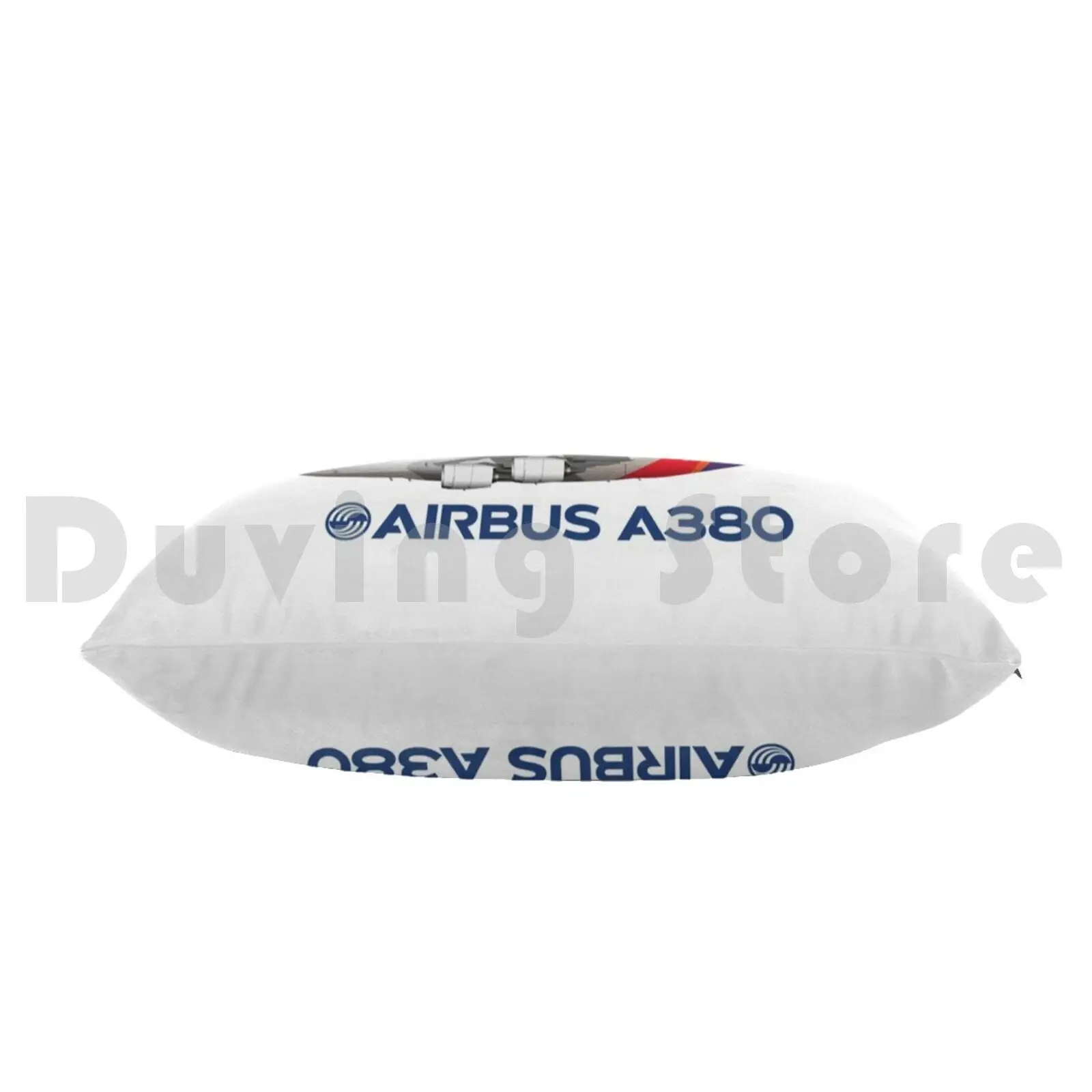 Illustration Of Asiana Airbus A380-White Version pillow Case DIY 50 * 70 Airbus A380 Airbus A380 A380 Airbus Asiana South