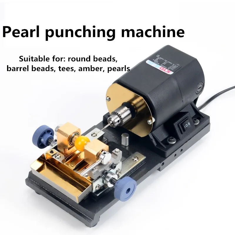 220V 320W Stone Pearl Drilling Machine Jewelry Making Equipments Electric Jade Hole Punch Drilling Machine Chuck 0.3-4mm