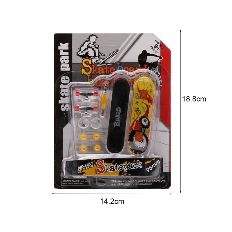 Finger Skateboard mit Werkzeuge Finger Roller Fingertip Sport Roller Spielzeug Desktop Spielzeug Kits Geschenk