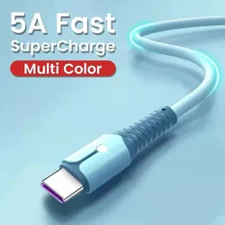USB Type C Cable Micro USB Fast Charging Mobile Phone Android Charger Type-C Data Cord LED Charger For Iphone Huawei P40 Xiaomi