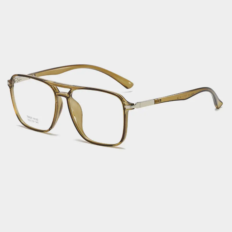 Logorela-monturas de gafas transparentes para hombre y mujer, gafas falsas, lentes ópticas Vintage para miopía, monturas Retro para mujer, 8120