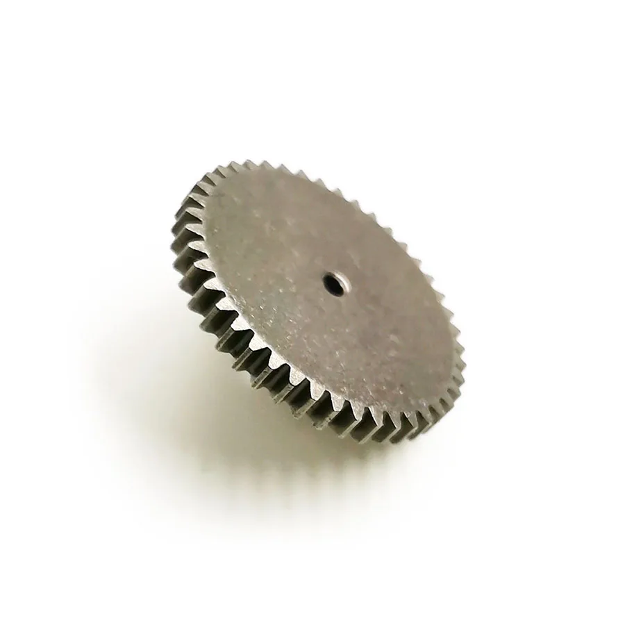 43112B 0.6M OD=27mm Duplicate Gear 43 Teeth+ 11 Teeth Hole 2mm Loose Fit Metal Reduction Pinion