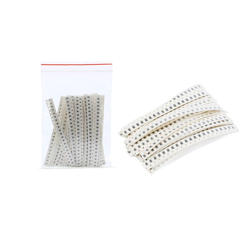 2000Pcs/Lot 0805 SMD Resistor Kit Assorted Kit  Assorted 1R - 1M Ohm 5% 80values*25Pcs Sample Kit DIY Resistance Sample Set