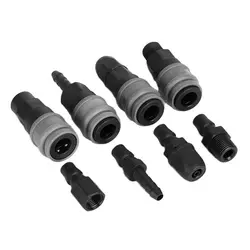 Self-locking Quick Coupling Plastic Steel C type Pneumatic PU Tube Quick Coupling Accessories Gas Air Compressor Pump Fitting