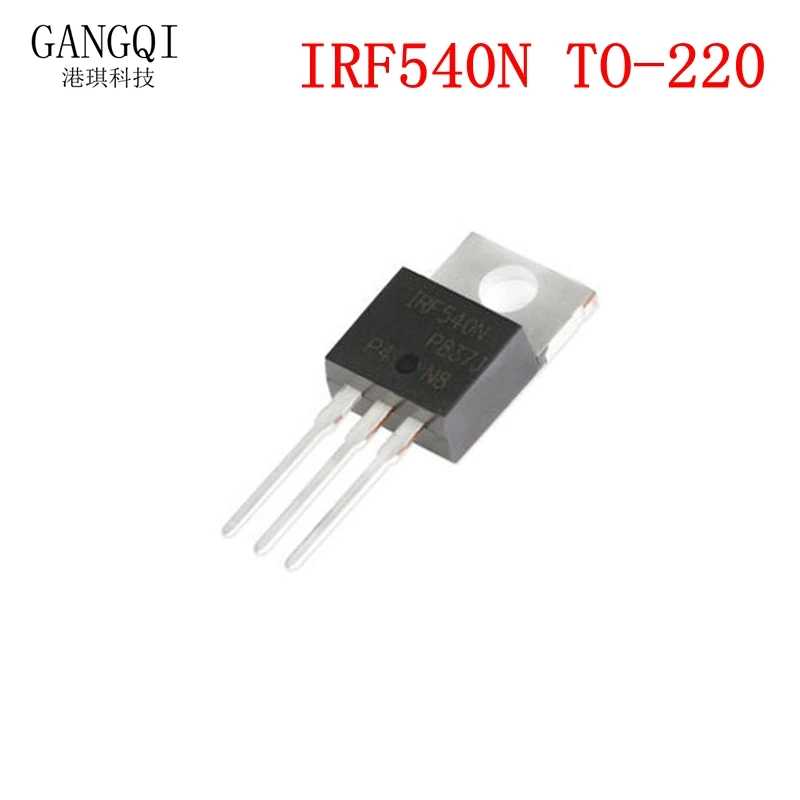 10Pcs IRF540N IRF540 IRF540NPBF MOSFET 100V 33A  TO-220 New Original