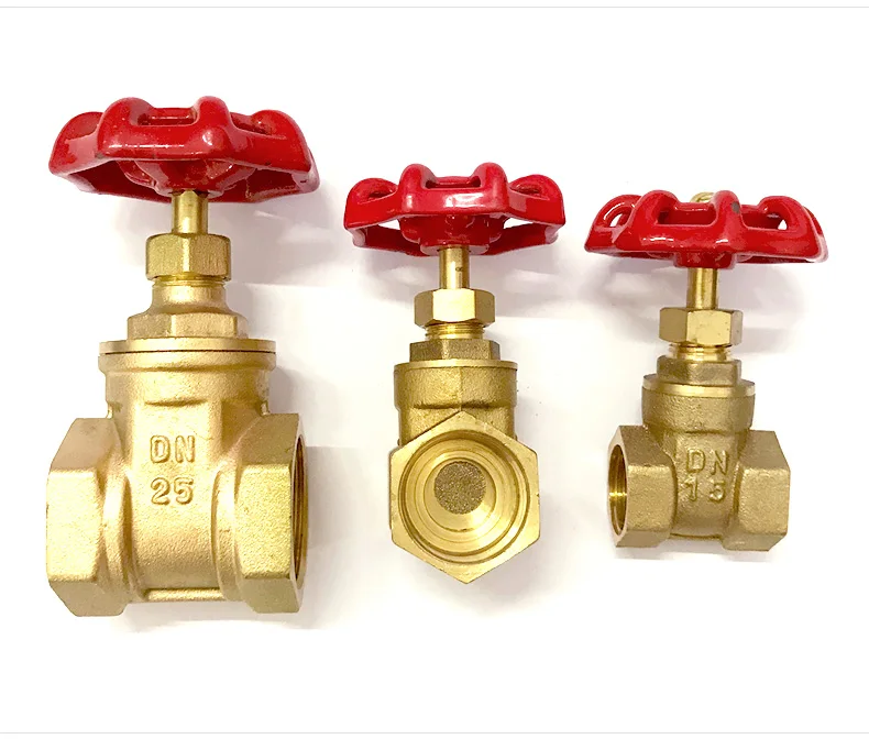 1/2" 3/4" 1" 1-1/4" 1-1/2" 2" Zoll Messing-Schieberventile Wasserventil Schaltventil Schieberventil mit Innengewinde – Detail 7