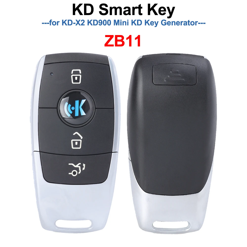 KEYDIY ZB11 KD Smart Remote Key Universal KD Auto Car Key Fob for KD-X2 Key Generator, ZB11-3 Fits More than 2000 Models