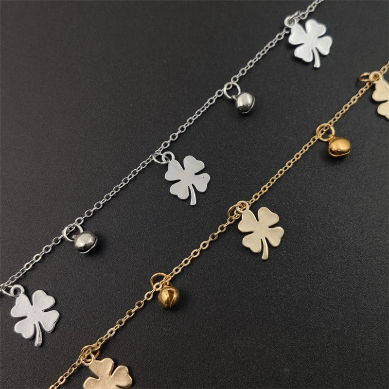 Bohemian Flowers And Bell Anklets for Women Charm Leg Bracelet Fashion Jewellery for Female Ankle Bracelet Cheville Femme