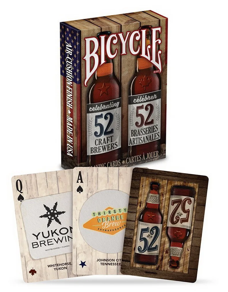 Bicycle Craft Beer Spirit of North America V2 Playing Cards breweries Deck Poker Magic Cards Magic Tricks Props for Magician