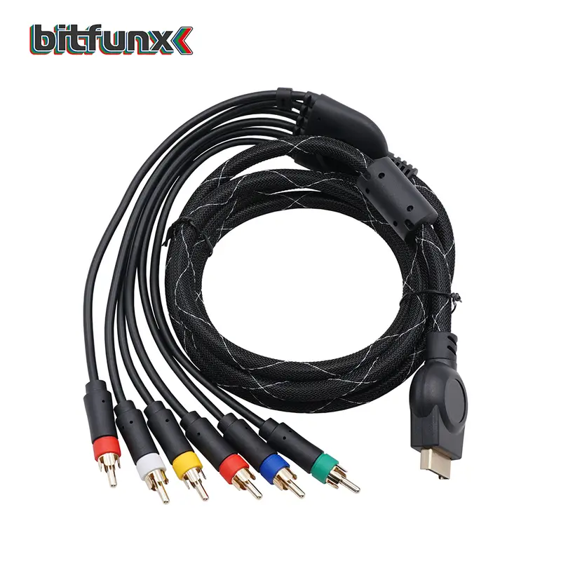 Bitfunx PS2/PS3 Component Cable 1.8m Premium High Resolution Game Cable Accessories For Sony PlayStation 2/3 - Image 2