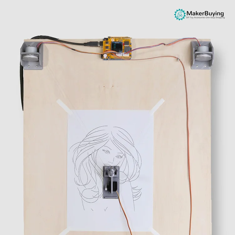 ل Arduino UNO R3 التلقائي الرسم روبوت عدة عصا الشكل الرسم الجذعية التعليم البرمجة