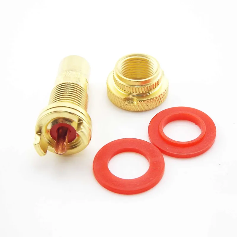 High-end RCA Adapter Jack HIFI Terminals Pom Insulation Socket AV Terminal Phono Audio Video Connector