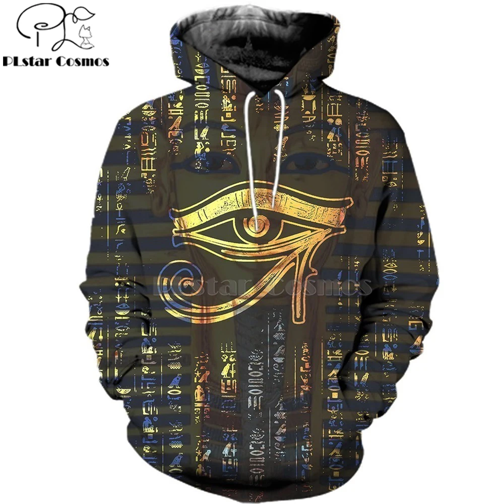 Mysterious retro ancient Horus Egypt goddess Pharaoh totem 3d hoodies/Sweatshirt Winter autumn funny long sleeve streetwear-51