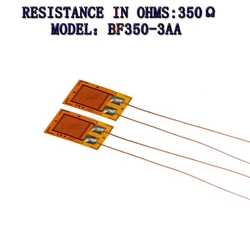 10pcs Precision resistive strain gauge BF/BHF350-3AA 350 ohm strain gauge the pressure sensor load cell Band lead