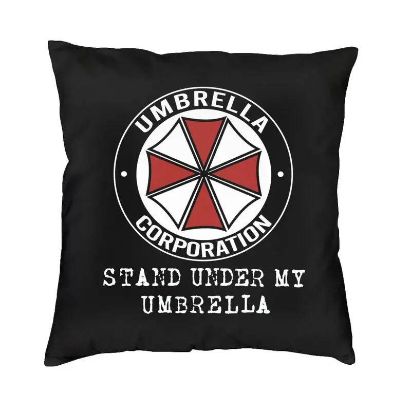 

Квадратная подушка Umbrella Corporation, чехол для дома, декоративное видео, студийная подушка для дивана