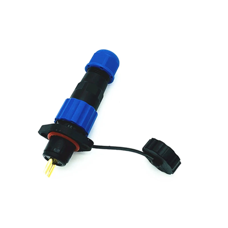 CONNECTOR PLUG Aviation Plug SP13 IP68 Waterproof Male &Female Socket 1/2/3..5../9p Back Nut panel Mounted Wire Cable Connector