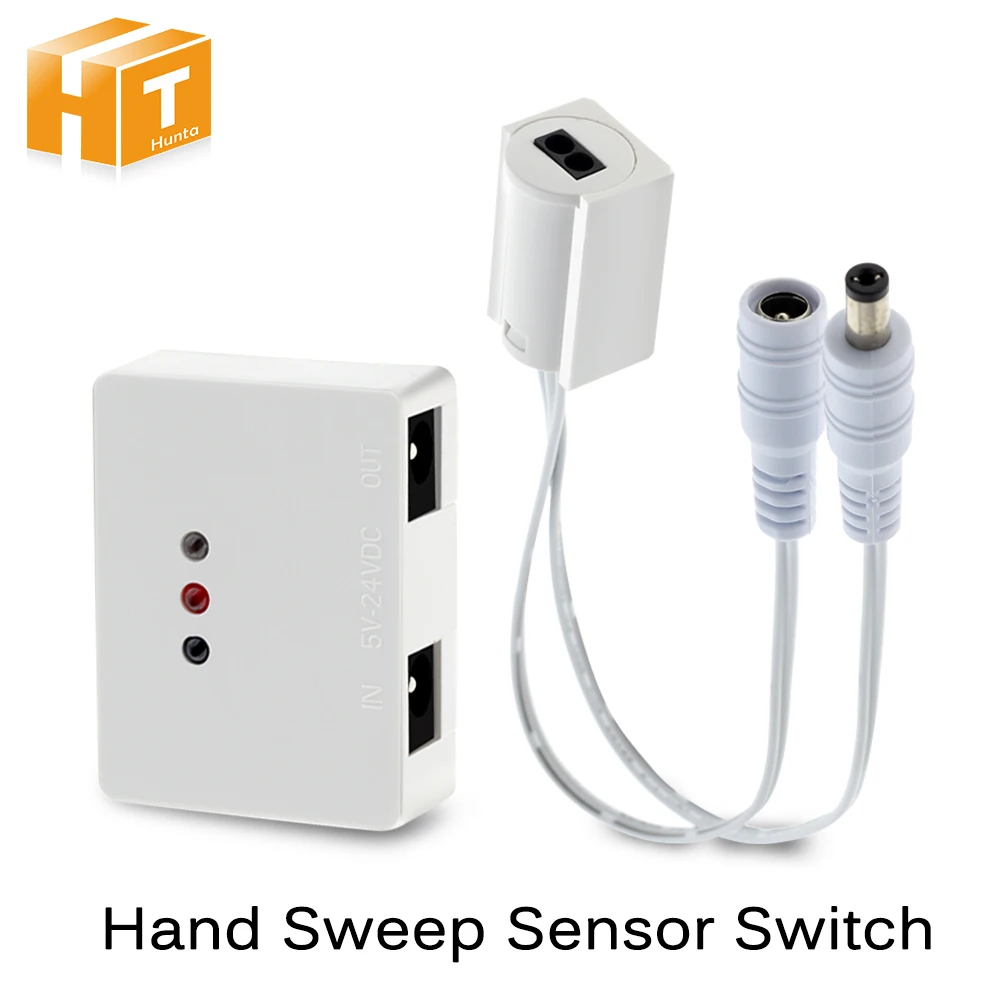 IR Hand Sweep Sensor Smart Switch DC 5-24V Hand Wave Light Motion ON / OFF Dimmer For Home Intelligent LED Strip Blubs