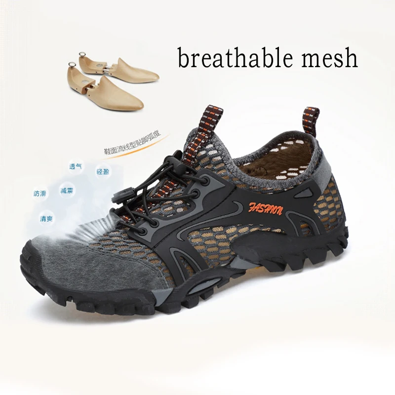 JACKSHIBO Acqua Traspirante Scarpe Per Gli Uomini di Arrampicata Trekking Scarpe Da Trekking Uomini Esterni di Nuoto Della Spiaggia Scarpe A Piedi