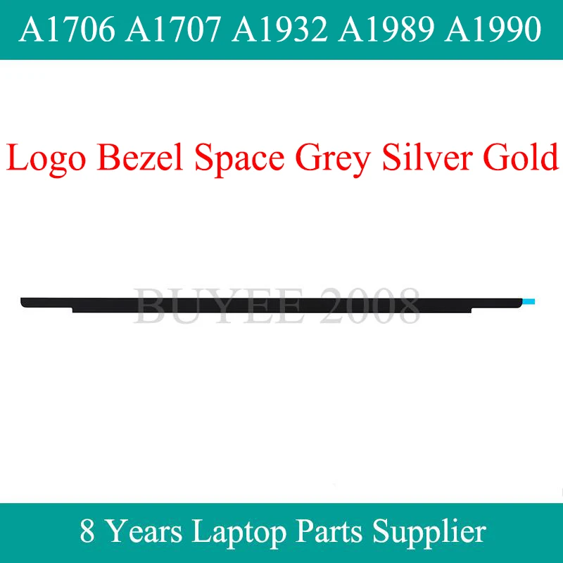 

3PC Grey Silver Gold For Macbook Pro Air A1932 A2179 A2337 LCD Screen Logo Bezel Trim Front Glass Display