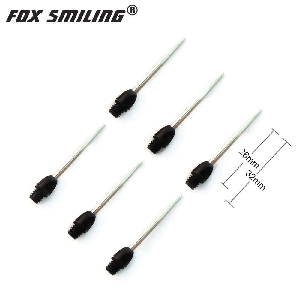 Fox Smiling 28 mm stalen darttip 6 stuks professionele vervangbare dart stalen tip dartaccessoires