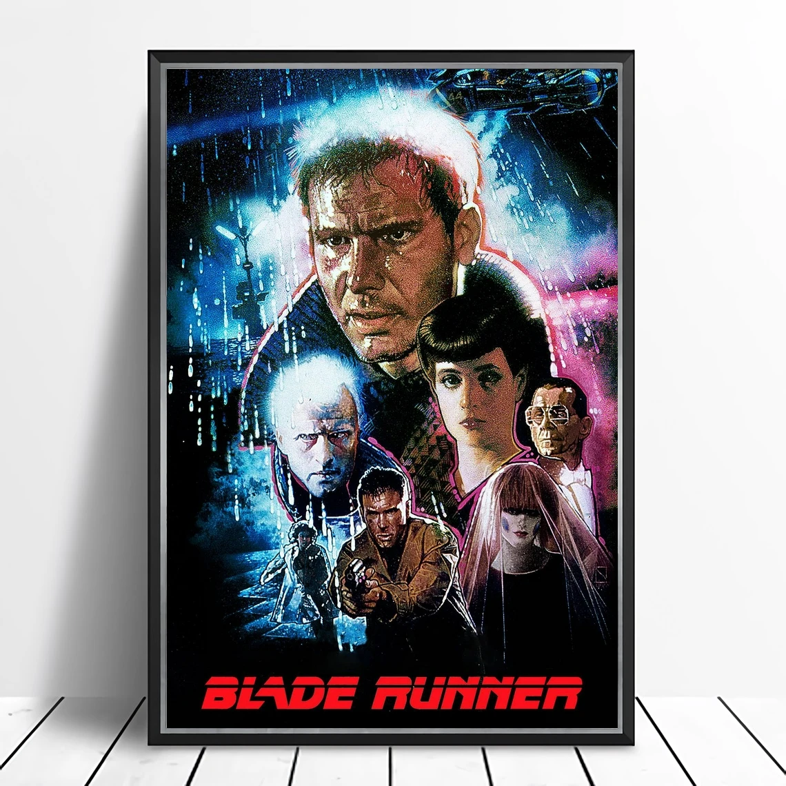 Blade Runner (1982) Poster Ridley Scott Movie Harrison Ford Rutger Hauer Sean Young Edward James Olmos Print Art Gift