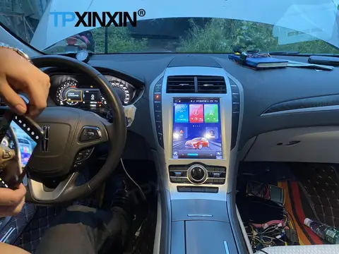 링컨 MKZ용 안드로이드 오토 카 라디오, GPS 플레이어, 자동차 멀티미디어 스테레오 리시버, 무선 카플레이 미러링크 헤드 유닛