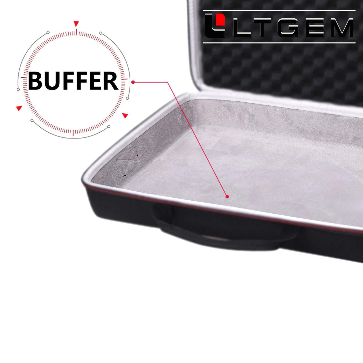 LTGEM Black EVA Hard Case for AKAI Professional MPC Live II (only case!!!)