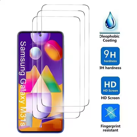 For Samsung Galaxy S20 FE Glass for Samsung Galaxy S20 Fan Edition Lite M51 M31s A31 A21s Tempered Glass Screen Protector